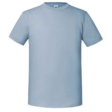 Fruit Of The Loom Mens Iconic 195 Premium Ringspun Cotton T-Shirt (Mineral Blue)