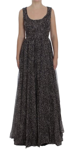 Dolce Gabbana Maxi Klänning ärmlös Blommönster