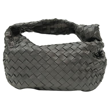 Bottega Veneta Teen Jodie schoudertas in grijs lamsleer