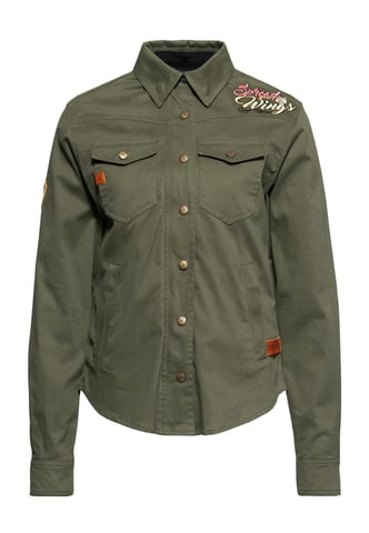 Queen Kerosin Damen Outdoor Funktionshemd Q.K. Adventure Gear - Spread your Wings