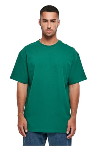 Zwaar oversized T-shirt - Groen