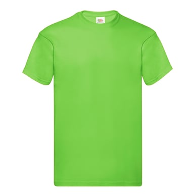 Fruit Of The Loom Mens Original T-Shirt (Lime Green)