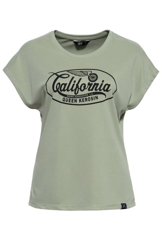 Queen Kerosin Damen T-Shirt California