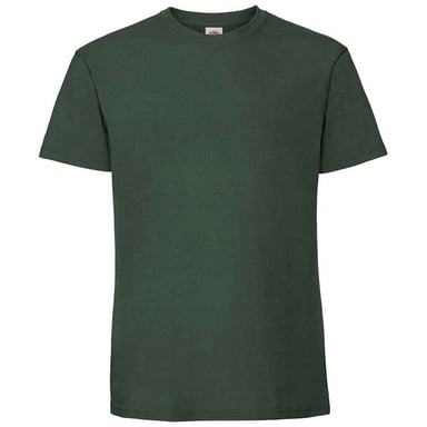 Fruit Of The Loom Mens Iconic 195 Premium Ringspun Cotton T-Shirt (Bottle Green)