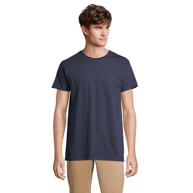 SOLS Mens Pioneer Organic Cotton T-Shirt (French Navy)