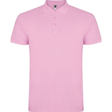 Roly Mens Star Polo Shirt (Light Pink)