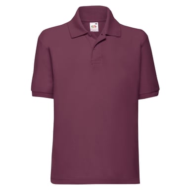 Fruit of the Loom Childrens/Kids 65/35 Polo Shirt (Burgundy)