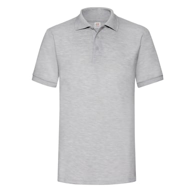 Fruit of the Loom Mens 65/35 Heavyweight Polo Shirt (Heather Grey)