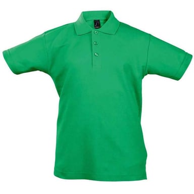 SOLS Childrens/Kids Summer II Polo Shirt (Kelly Green)