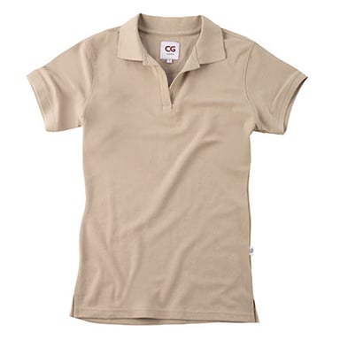 CG Womens/Ladies Susa Polo Shirt (Natural)