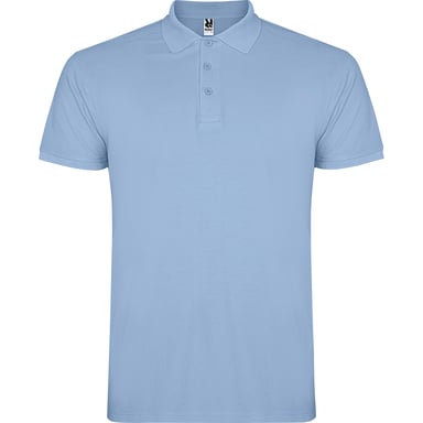 Roly Mens Star Polo Shirt (Sky Blue)