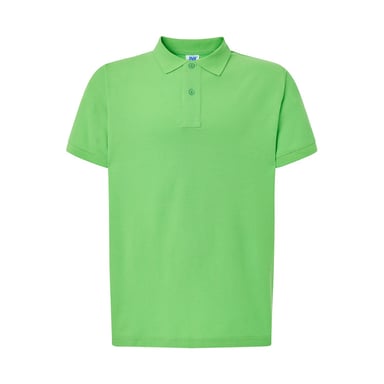 JHK Mens Pique Regular Polo Shirt (Lime)