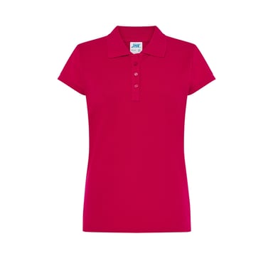 JHK Womens/Ladies Regular Polo Shirt (Raspberry)