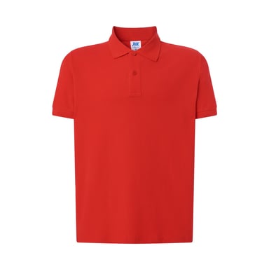 JHK Mens Pique Regular Polo Shirt (Red)