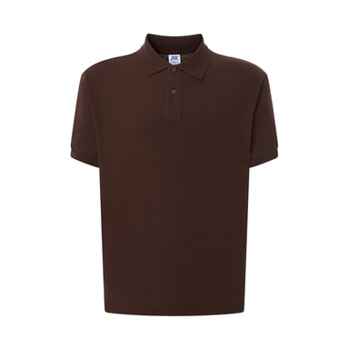 JHK Mens Pique Regular Polo Shirt (Chocolate)