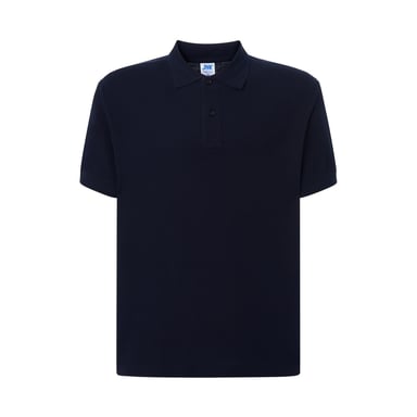 JHK Mens Pique Regular Polo Shirt (Navy)