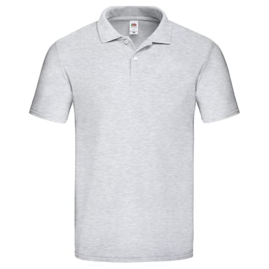 Fruit of the Loom Mens Original Heather Polo Shirt (Grey)