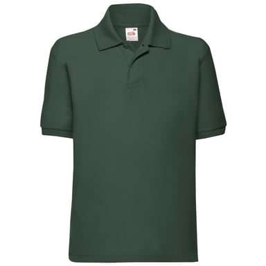 Fruit of the Loom Childrens/Kids 65/35 Polo Shirt (Bottle Green)
