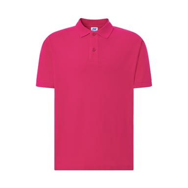 JHK Mens Pique Regular Polo Shirt (Fuchsia)