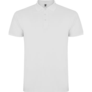 Roly Mens Star Polo Shirt (White)