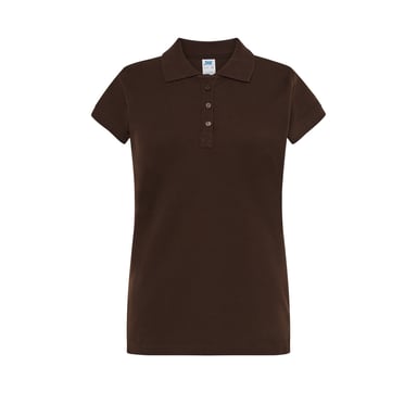 JHK Womens/Ladies Regular Polo Shirt (Chocolate)