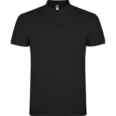 Roly Mens Star Polo Shirt (Black)