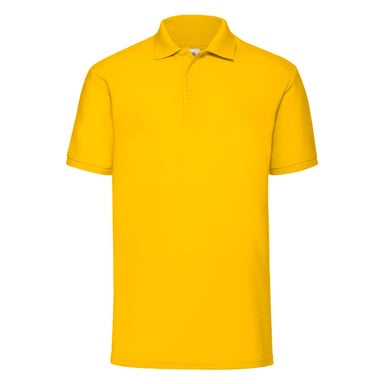 Fruit of the Loom Mens 65/35 Polo Shirt (Sunflower)