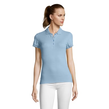 SOLS Womens/Ladies Passion Polo Shirt (Sky Blue)