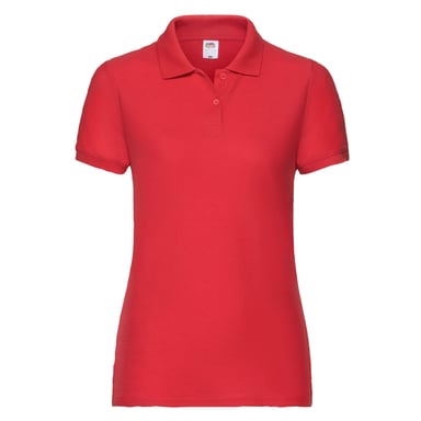 Fruit of the Loom Womens/Ladies 65/35 Polo Shirt (Red)
