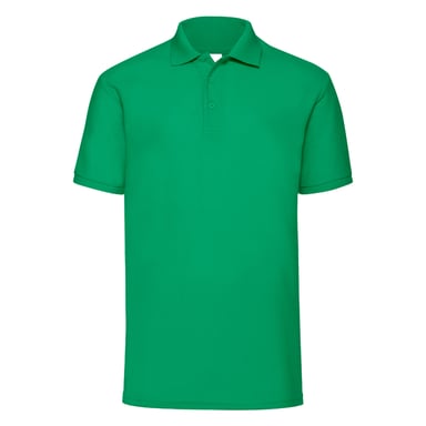 Fruit of the Loom Mens 65/35 Polo Shirt (Kelly Green)