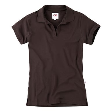 CG Womens/Ladies Susa Polo Shirt (Chocolate)