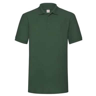 Fruit of the Loom Mens 65/35 Heavyweight Polo Shirt (Bottle Green)