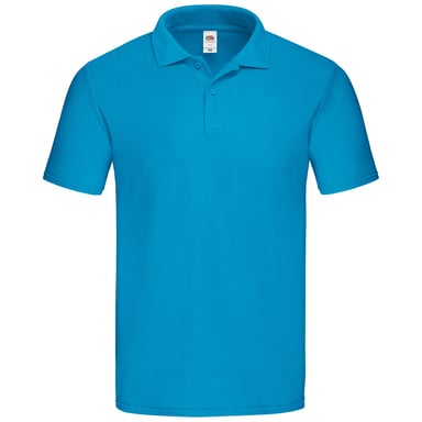 Fruit of the Loom Mens Original Polo Shirt (Azure Blue)