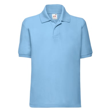 Fruit of the Loom Childrens/Kids 65/35 Polo Shirt (Sky Blue)