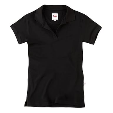 CG Womens/Ladies Susa Polo Shirt (Black)