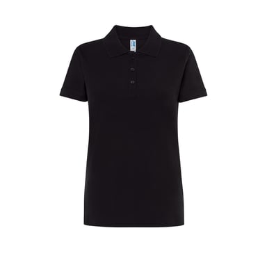 JHK Womens/Ladies Plain Plus Polo Shirt (Black)