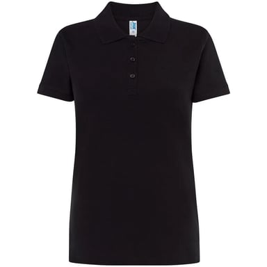 JHK Womens/Ladies Regular Polo Shirt (Black)
