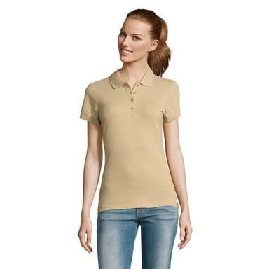SOLS Womens/Ladies Passion Polo Shirt (Sand)