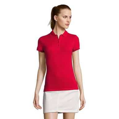 SOLS Womens/Ladies Passion Polo Shirt (Red)