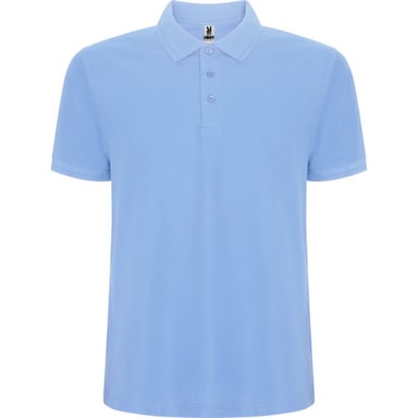 Roly Mens Pegaso Premium Plain Polo Shirt (Sky Blue)