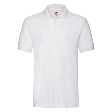 Fruit of the Loom Mens Premium Polo Shirt (White)