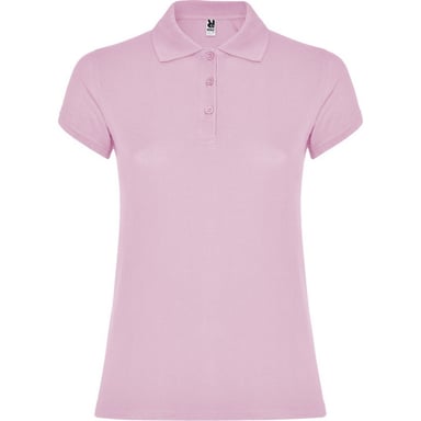 Roly Womens/Ladies Star Polo Shirt (Light Pink)