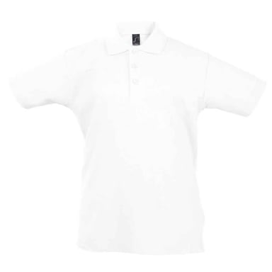 SOLS Childrens/Kids Summer II Polo Shirt (White)
