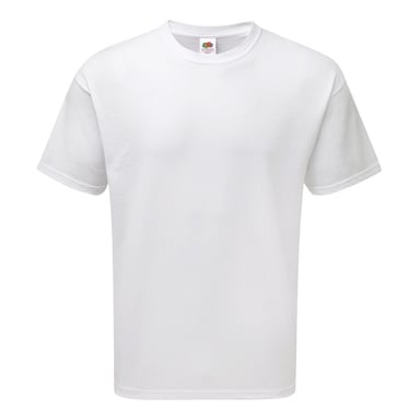 Fruit of the Loom Mens Original Style Polo Shirt (Pack of 3) (White)