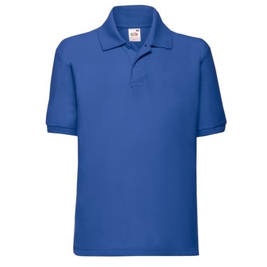 Fruit of the Loom Childrens/Kids 65/35 Polo Shirt (Royal Blue)