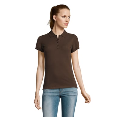 SOLS Womens/Ladies Passion Polo Shirt (Chocolate)