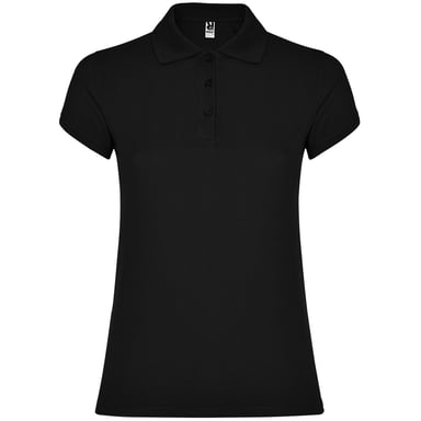 Roly Womens/Ladies Star Polo Shirt (Black)
