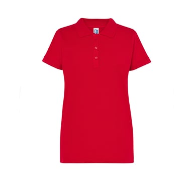 JHK Womens/Ladies Plain Plus Polo Shirt (Red)