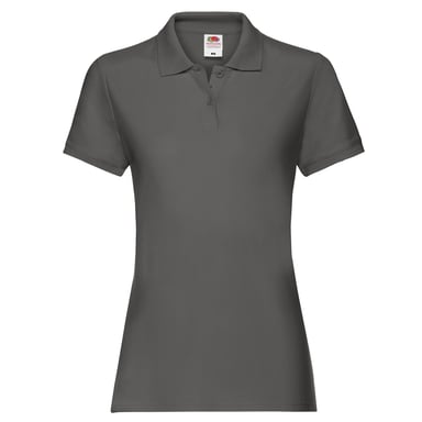 Fruit of the Loom Womens/Ladies Premium Plain Polo Shirt (Light Graphite)