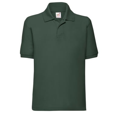 Fruit of the Loom Childrens/Kids 65/35 Polo Shirt (Bottle Green)